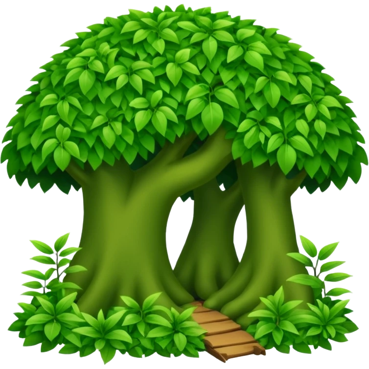 Bush Hideout emoji
