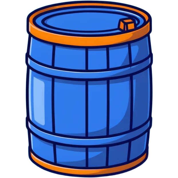 orange road construction barrel emoji