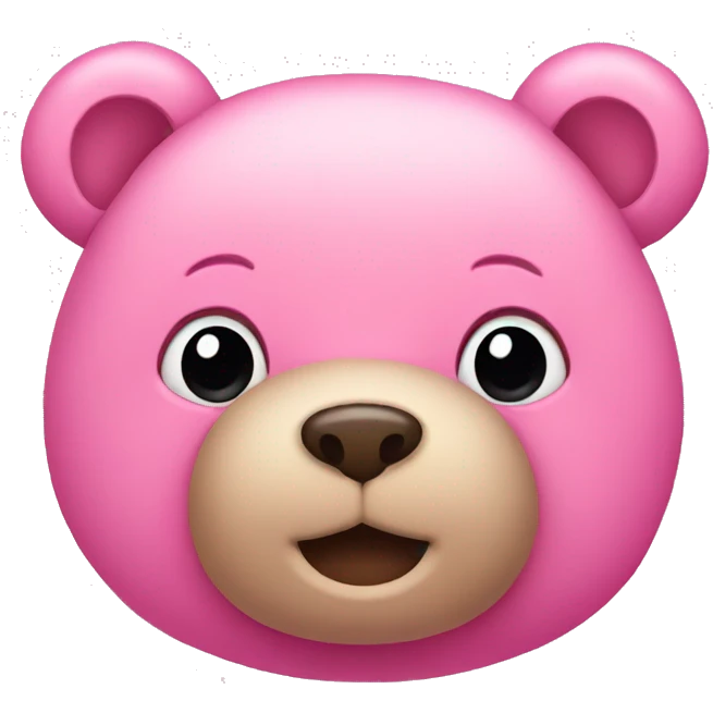 pink teddy bear  emoji