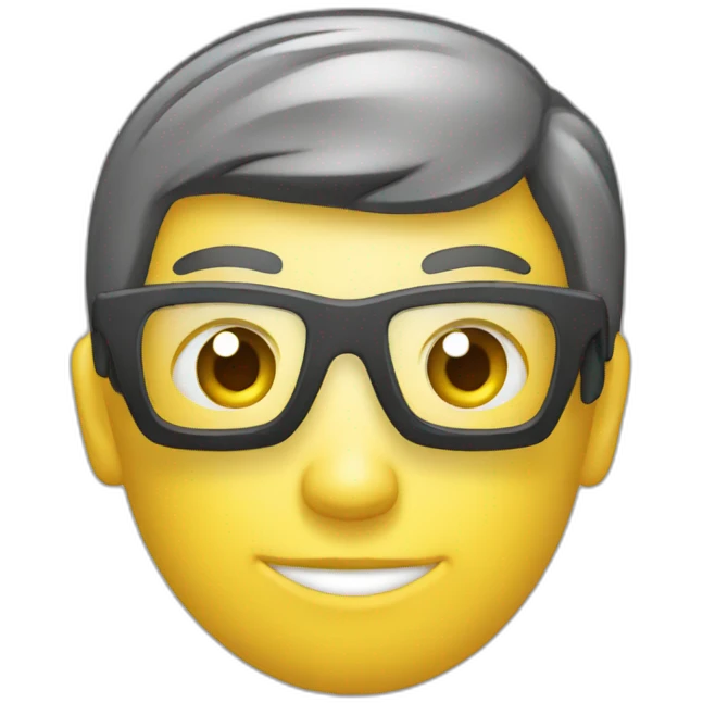 Programmer coding in Python programming language emoji