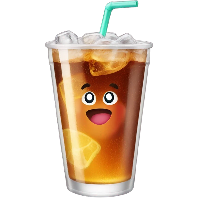soda drink with lighting emoji