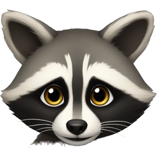 trans raccoon emoji