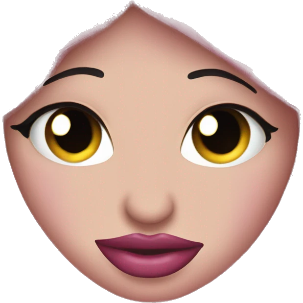 Beso rosa emoji