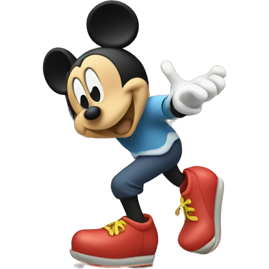 Mickey Mouse bowling  emoji