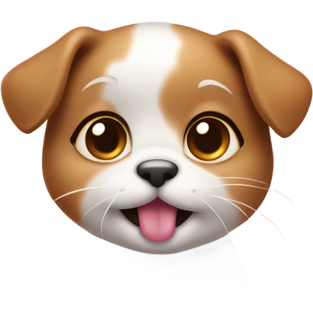 Cute animal blowing kisses emoji
