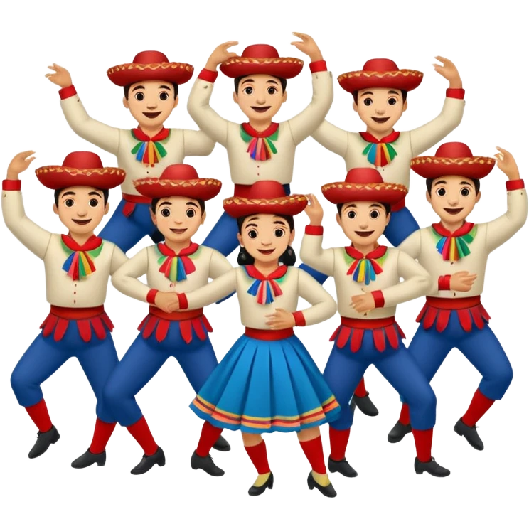 cueca dancers emogi dancing emoji