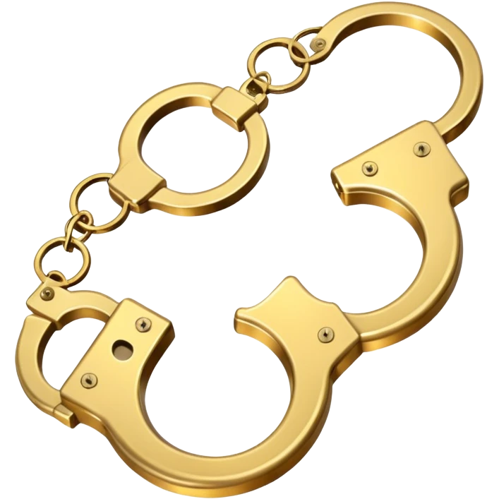 Golden hand cuffs emoji