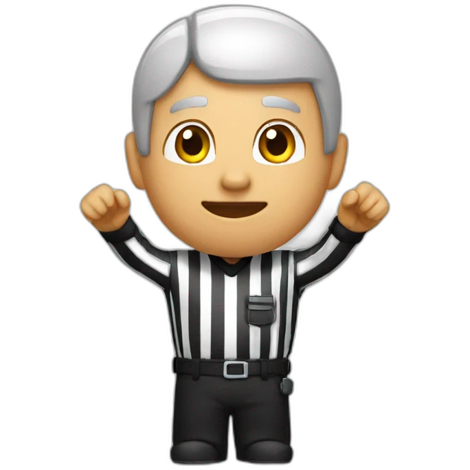 referee touchdown emoji
