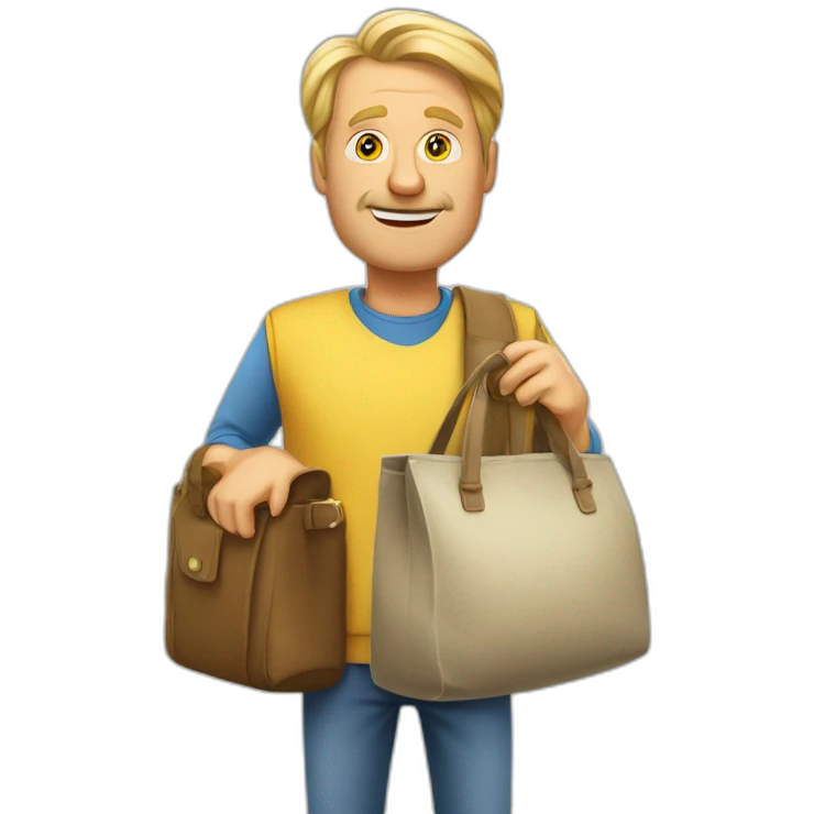 middle-aged-swedish-man-carrying-a-bag-of-money emoji