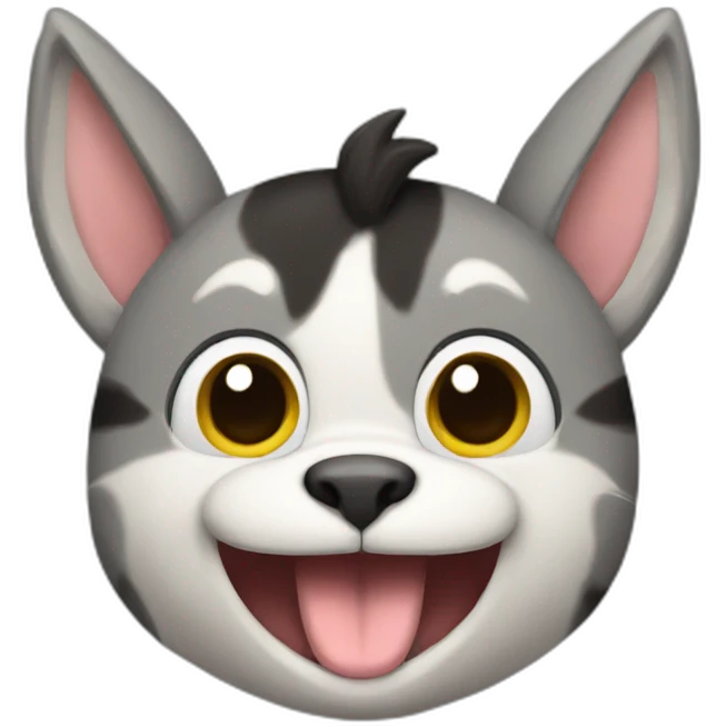 Cat donkey emoji