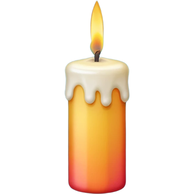 Form € birthday candle  emoji