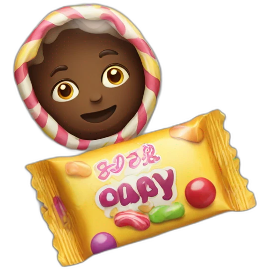 candy in a wrapper emoji