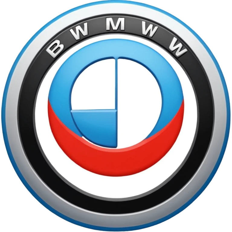 Make emoji of bmw logo emoji