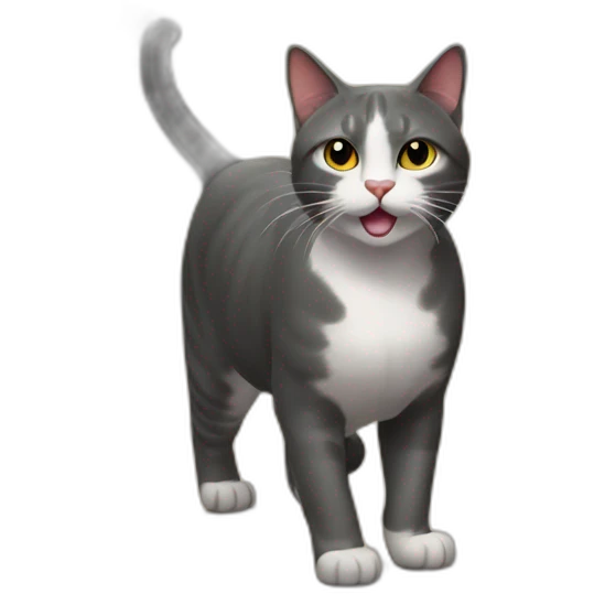 cat walks vineyard emoji
