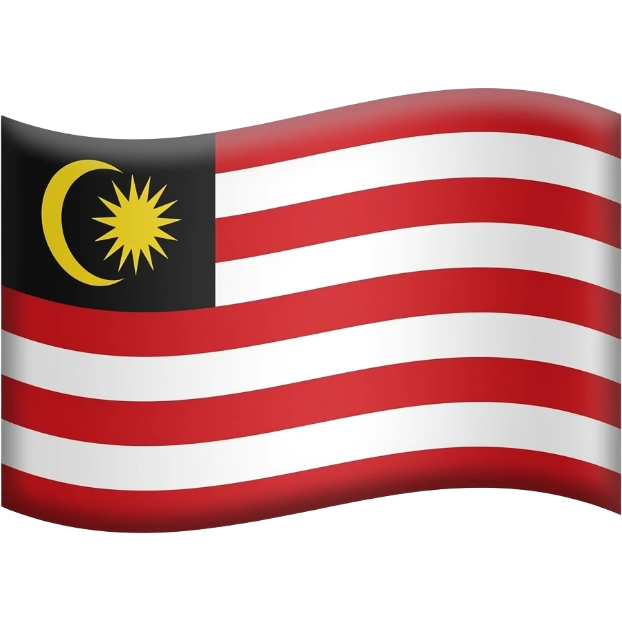 Make Majapahit Flag With 5 Red Stripes And 4 White Stripes, Total 9 Stripes emoji