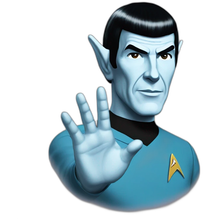 Spock live long and prosper emoji