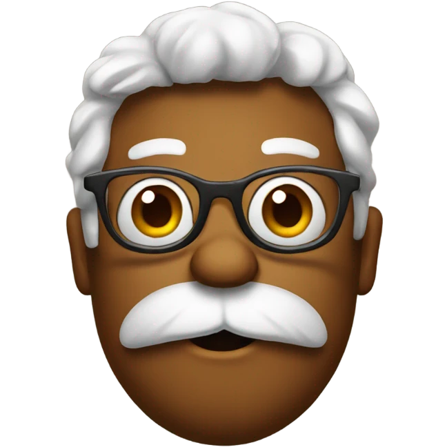 Poo with glasses  emoji
