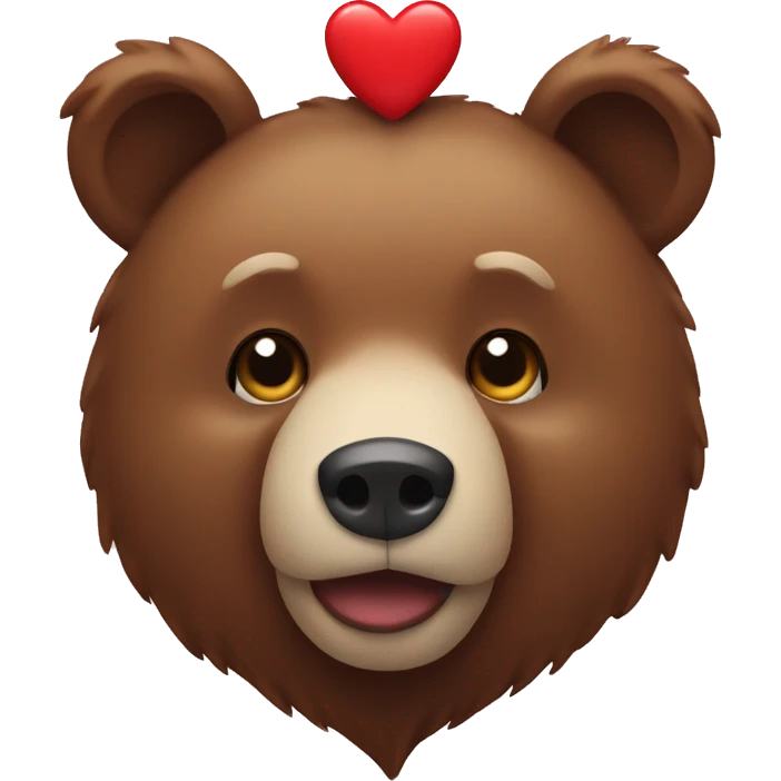 bear with heart emoji