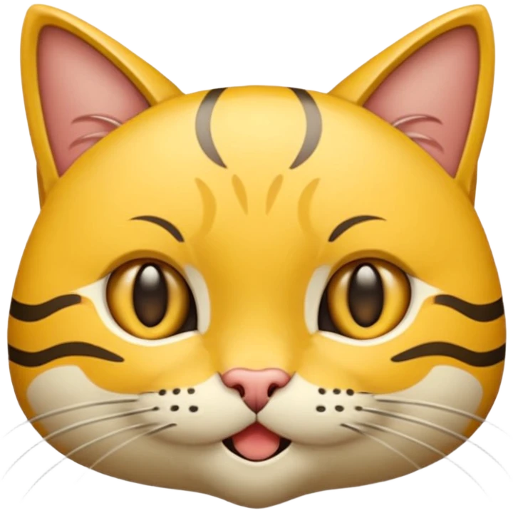 котик новогодний с бантом emoji