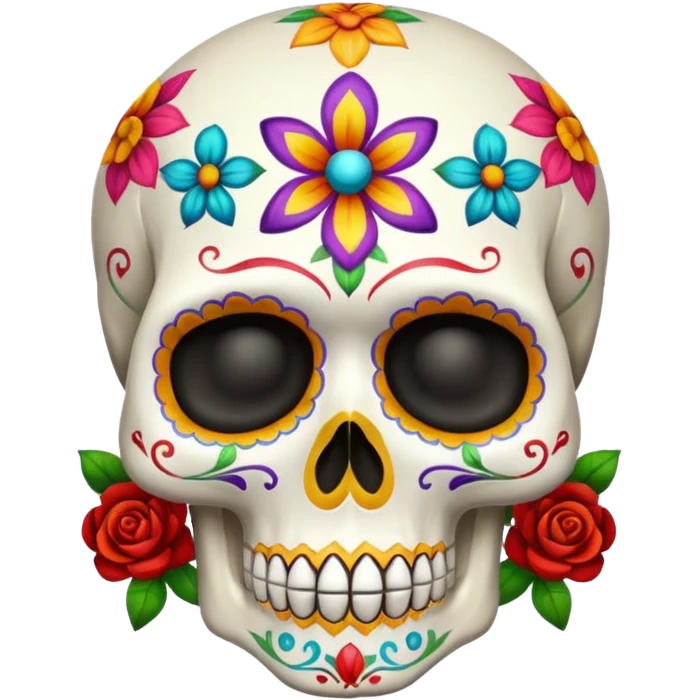 Calavera de día de muertos  emoji