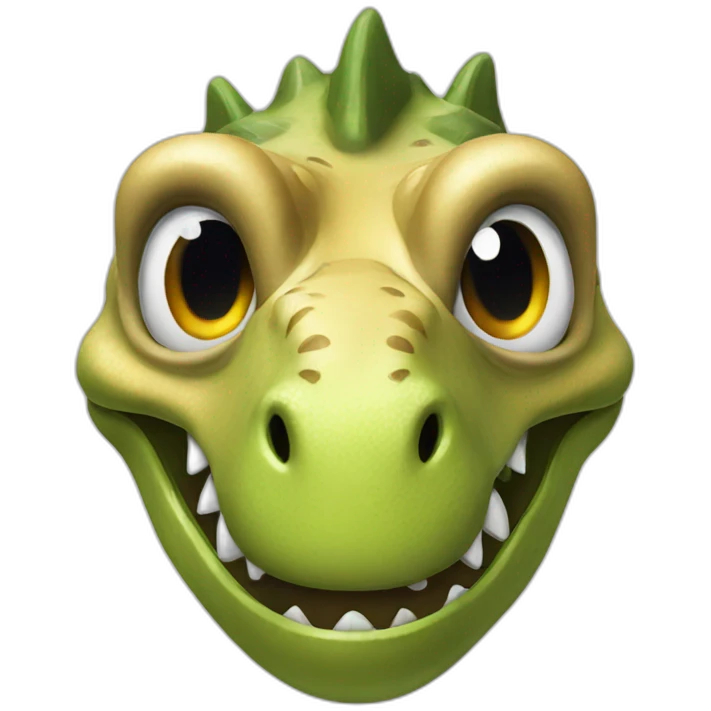 dinosaur head emoji