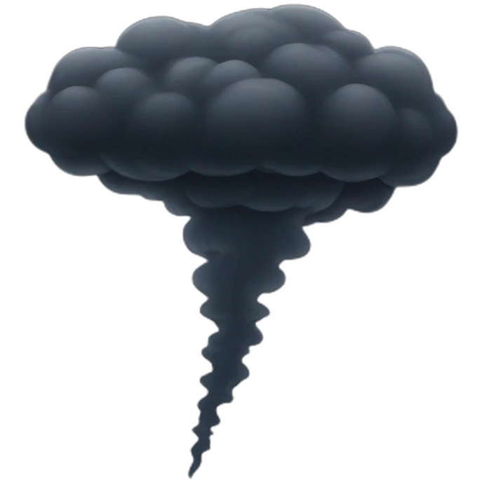 dark tornado emoji