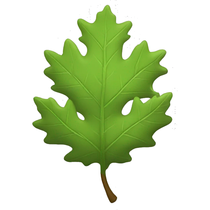 oak leaf emoji