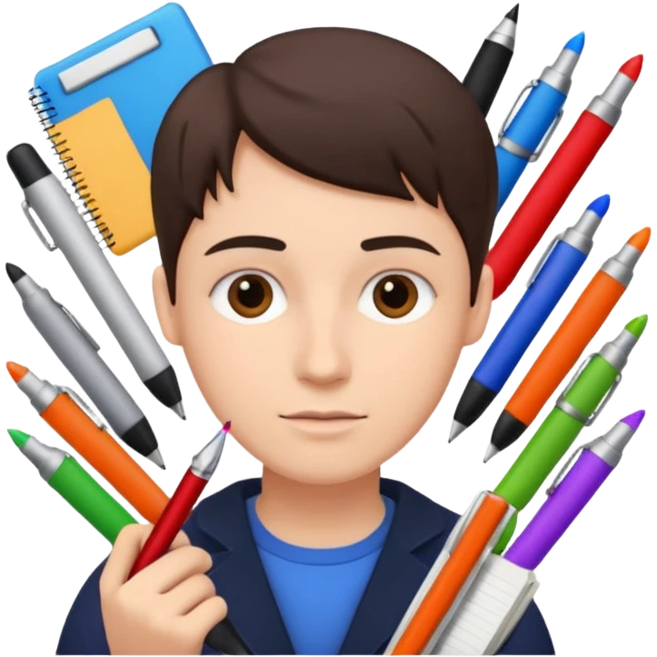 writer items emoji