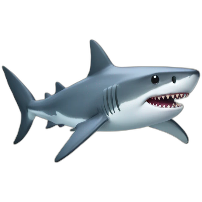 cool shark emoji