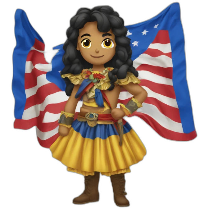 Bandera gitana emoji