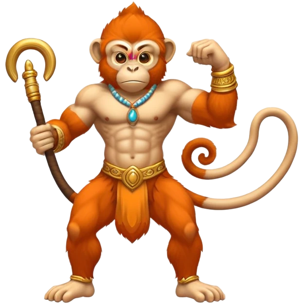 hanuman monkey without costume cream screen emoji