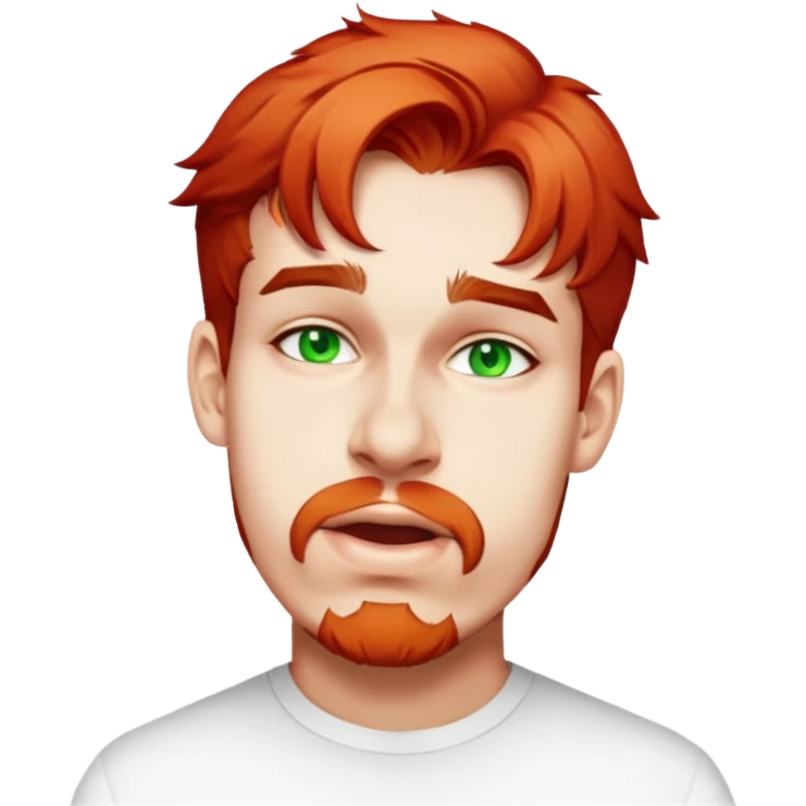 male, wearing white shirt emoji