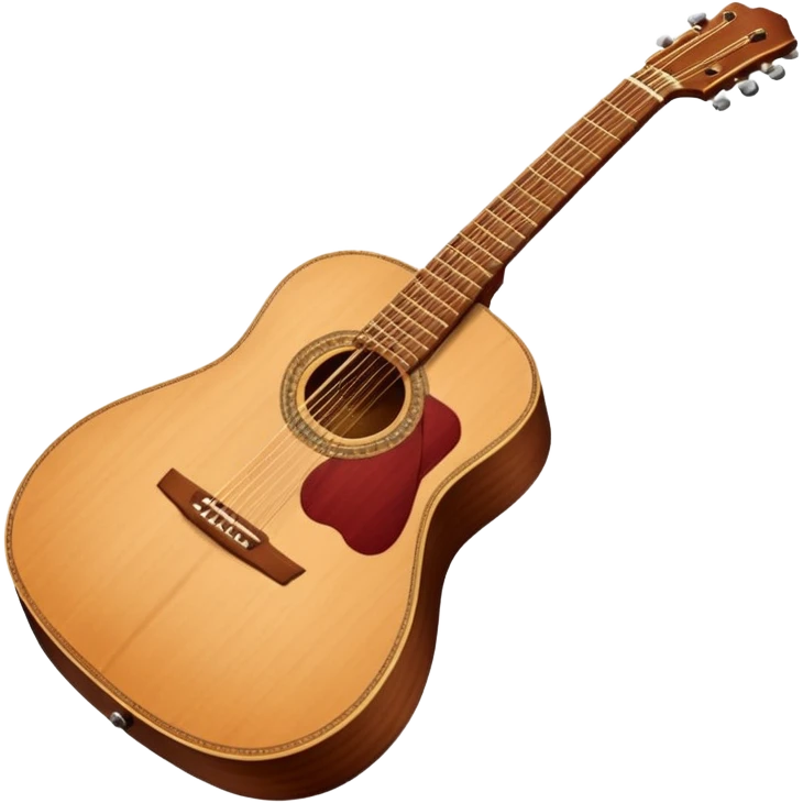 acoustic guitar emoji