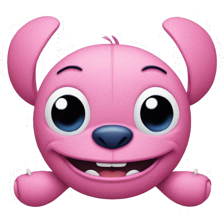Stitch pink emoji