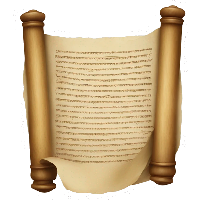 torah scroll emoji