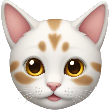 a cute cat emoji