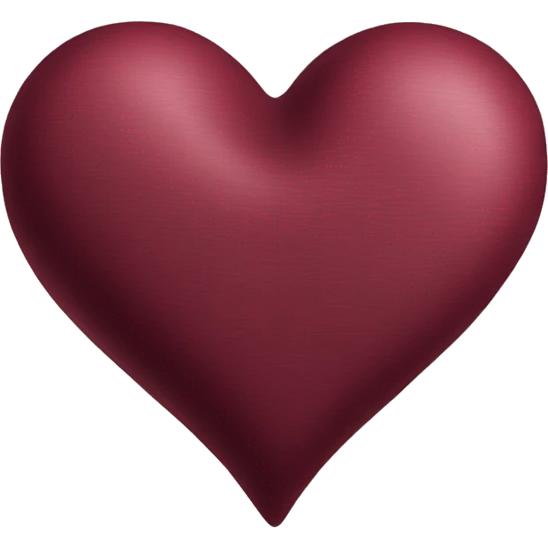 Bordo heart emoji