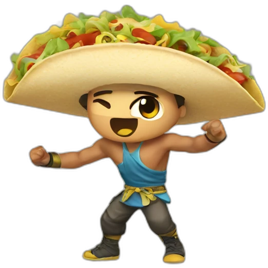 taco fighter emoji