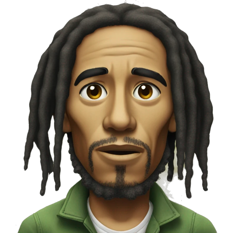 Bob Marley sad emoji