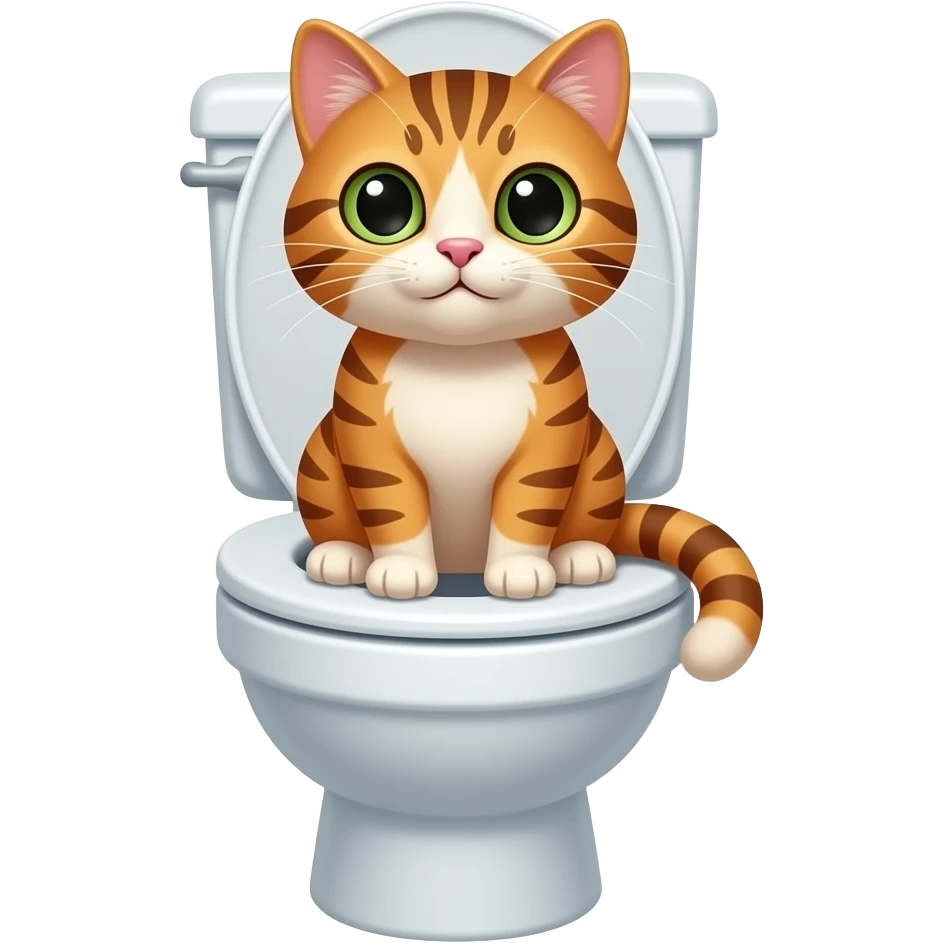 skibidi toilet cat emoji
