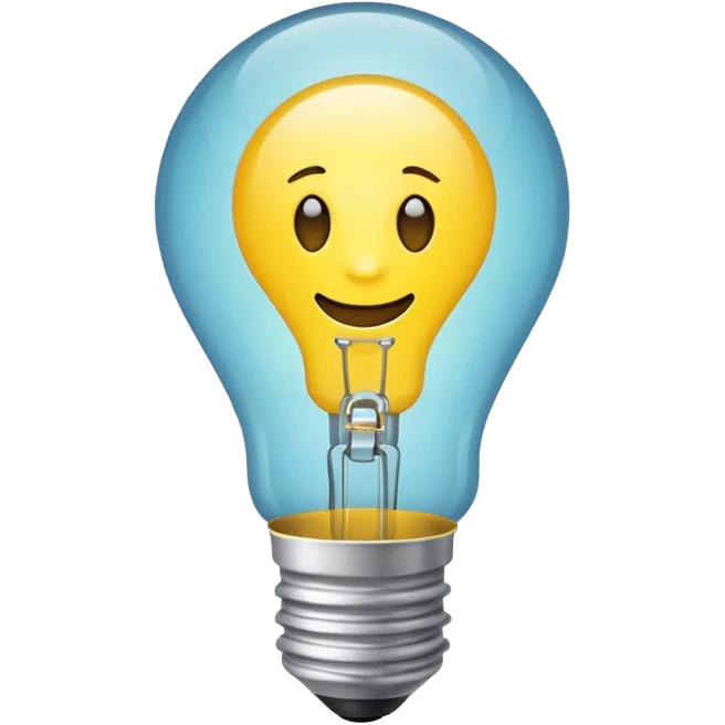 bulb bright idea emoji iphone emoji