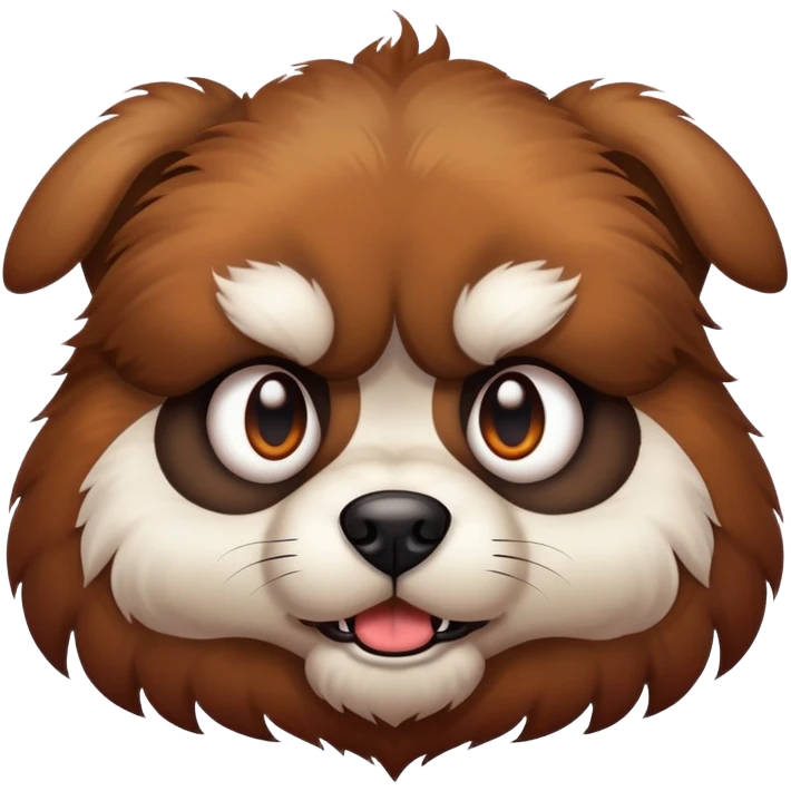 Evil puppy emoji