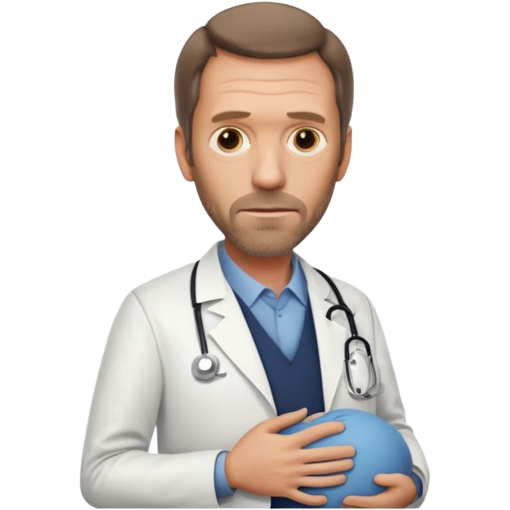 Dr Gregory House pregnant emoji