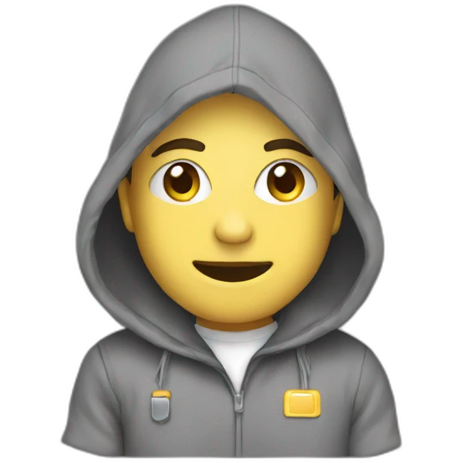 coder hoodie emoji