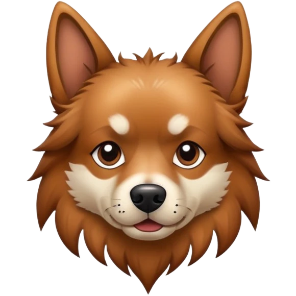 Perro con uñas emoji