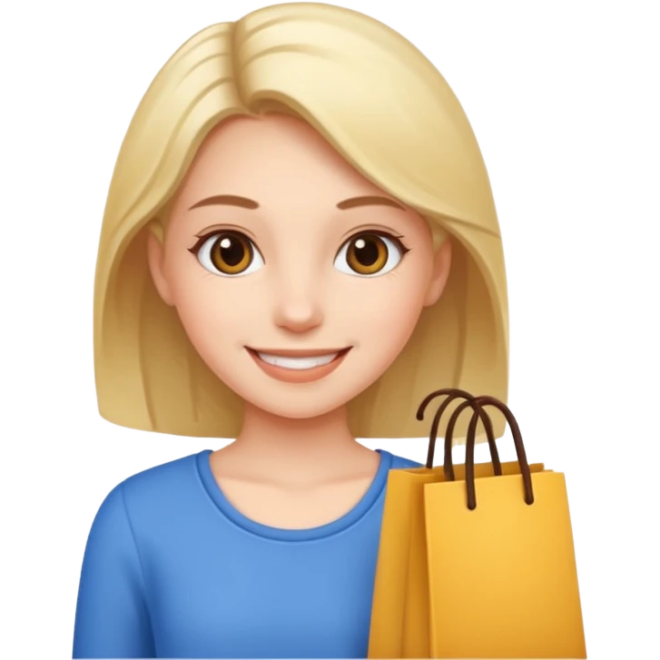 girl online shopping  emoji