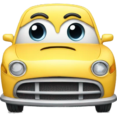 automobile emotion crying emoji