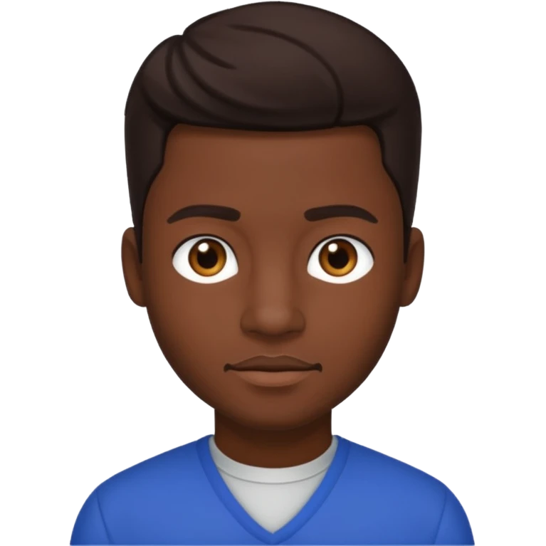 Carl Anthony Payne II with dark brown hair emoji