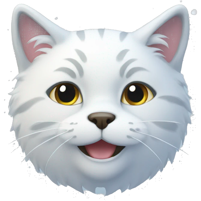 Snow cat emoji