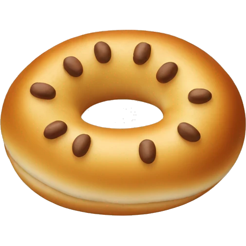 Bagel dog emoji